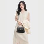 Luxury Leather Top Handle Satchel Bag for Women