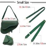 Woven Green Crocodile Leather Crossbody Bag