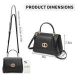 Luxury Leather Top Handle Satchel Bag for Women