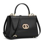 Luxury Leather Top Handle Satchel Bag for Women