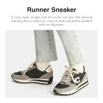 COACH Women's Black/Chalk Athletic Sneakers, Size 8