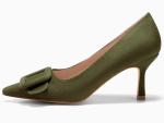 Coutgo Elegant Pointed Toe Stiletto Wedding Pumps