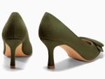 Coutgo Elegant Pointed Toe Stiletto Wedding Pumps