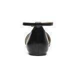 DREAM PAIRS Women's Black D'Orsay Ballet Flats