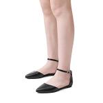 DREAM PAIRS Women's Black D'Orsay Ballet Flats
