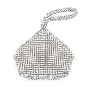 AUEAR Sparkly Triangle Mini Evening Clutch Bag