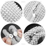 AUEAR Sparkly Triangle Mini Evening Clutch Bag