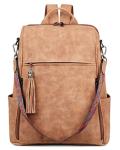 Designer Leather Laptop Backpack for Women, 15.6-inch