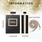 Paris Perfume-Shaped Clear Handbag for Women