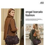 Angel Barcelo Women’s Washed Leather Tote Bag