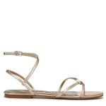 Sam Edelman Ellina Flat Sandal in Amber Gold
