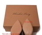 Elisabet Tang Women Pumps, Pointed Toe High Heel 4.7 inch/12cm Party Stiletto Heels Shoes Black 7