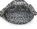 Covelin Women's Retro Large Size Canvas Shoulder Bag Hobo Crossbody Handbag Casual Tote Leopard White