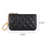 Mossruta Genuine Leather Mini Coin Purse Keychain