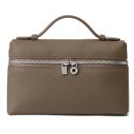 Rejolly Crossbody Bag for Women Small Top-Handle Pouch Purse Designer Shoulder Handbag Quiet Luxury Leather Trendy Purse Elephant Grey