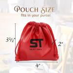 Silky Toes Foldable Flats for Women Purse Ballet Shoes Ballerina Slippers Magenta