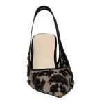 JORISTIMO Black Womens Slingback Kitten Heels Mesh with Beads and Sequins Embroidered Closed Pointed Toe Slip On Pumps WeddingSize 8.5