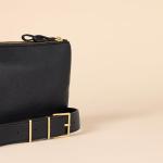 Amazon Essentials Women's Minimal Crossbody Bag, Black, One Size