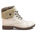 CLIFFS BY WHITE MOUNTAIN Women's Duena Hiking Style Boot, Winter White/Burn/Fab/Fleece, 7 M