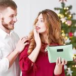 Small Green PU Leather Makeup Bag with Zipper