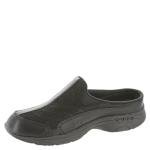 Easy Spirit Women's Black Leather Traveltime Clogs