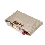Stylish Convertible Gold PU Leather Handbag