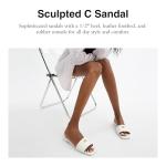 Coach Women's Sculpted C Platform Sandals, White