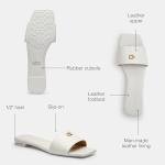 Coach Women's Sculpted C Platform Sandals, White