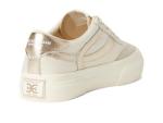 Sam Edelman Simone Sneaker in Ivory & Gold