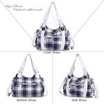 Angel Barcelo Blue Washed Leather Hobo Bag