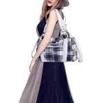 Angel Barcelo Blue Washed Leather Hobo Bag