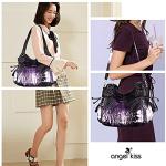 Stylish Washed Leather Tote & Shoulder Bag