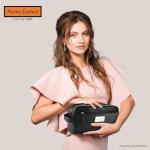 Black Leather Toiletry Bag - Stylish Travel Organizer