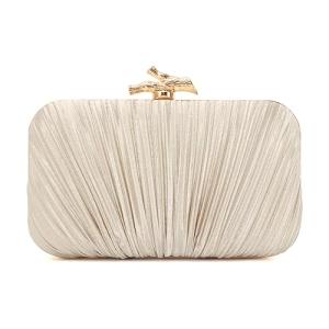 Freie Liebe Pleated Evening Clutch with Chain