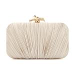 Freie Liebe Pleated Evening Clutch with Chain