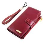 Luxury Genuine Leather RFID Clutch Wallet for Women