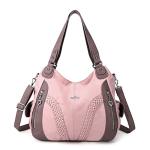 Chic Vegan Leather Tote & Shoulder Handbag