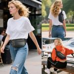 Luxury Leather Multi-Pocket Fanny Pack for Adventures