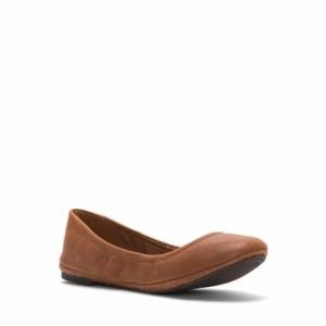 Lucky Brand Women's Emmie Ballet Flats in Bourbon
