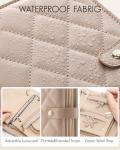 Vlando Toffee Travel Jewelry Organizer for Women