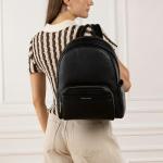 Michael Kors Bex Black Backpack with Gold Hardware