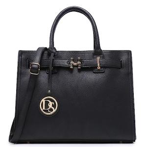 Dasein Black Women’s Satchel Tote Bag