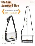 Vangue Clear Sling Bag for Sports and Concerts