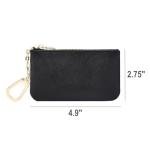 Masien Rauder Luxury Zip Key Chain Pouch - Black