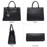Dasein Black Women’s Satchel Tote Bag