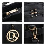 Dasein Black Women’s Satchel Tote Bag