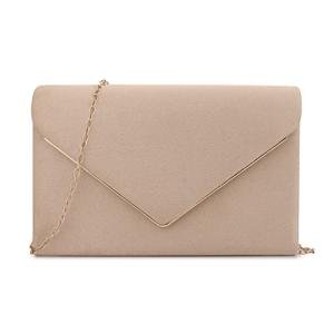 Stylish Faux Suede Evening Clutch for Women