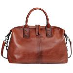 Iswee Retro Leather Satchel Bags for Women