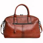 Iswee Retro Leather Satchel Bags for Women