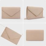 Stylish Faux Suede Evening Clutch for Women